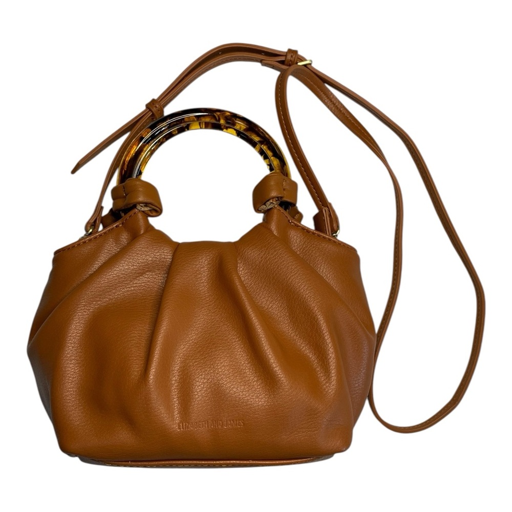 Elizabeth and James Handbag Tortoiseshell Handle Purse Fall Neutral Urban Chic
